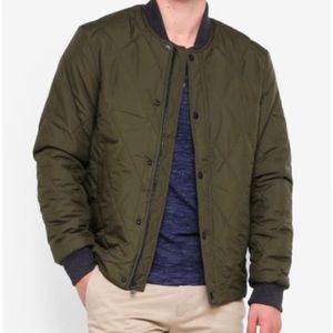Banana Republic Quilted Bomber Jacket